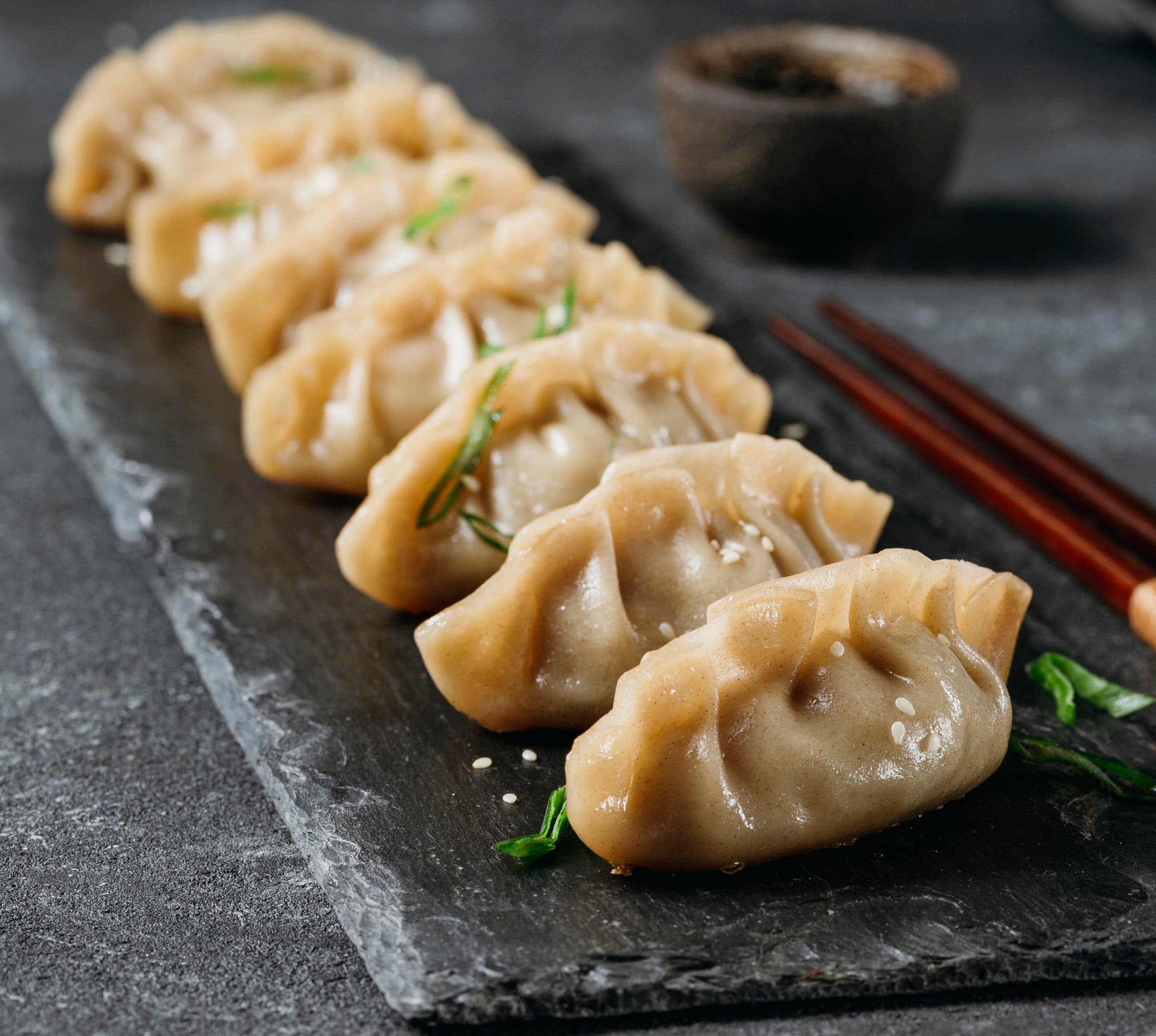 Gyozas de papada ibèrica